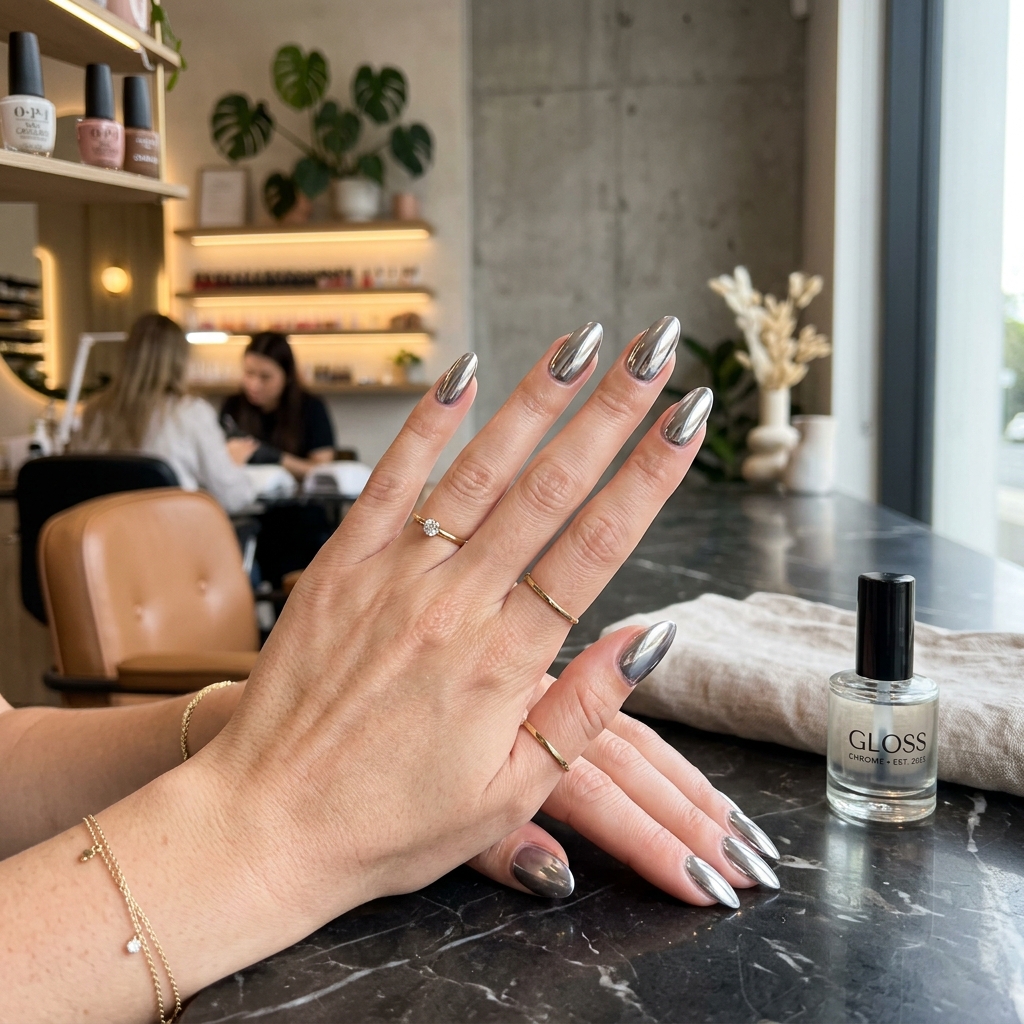 Chrome Nails Nedir? Ayna Efektli Tırnak Trendinin Yükselişi